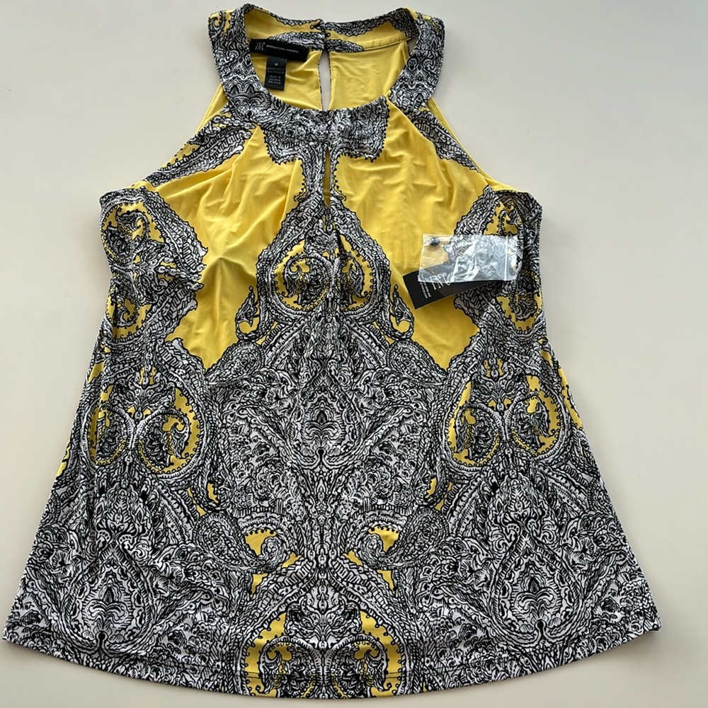 INC International Concepts patterned blouse